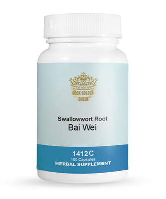 Rock Golden Queen Bai Wei, Swallowwort Root, 100 Capsules/Bottle, 2 Bottles