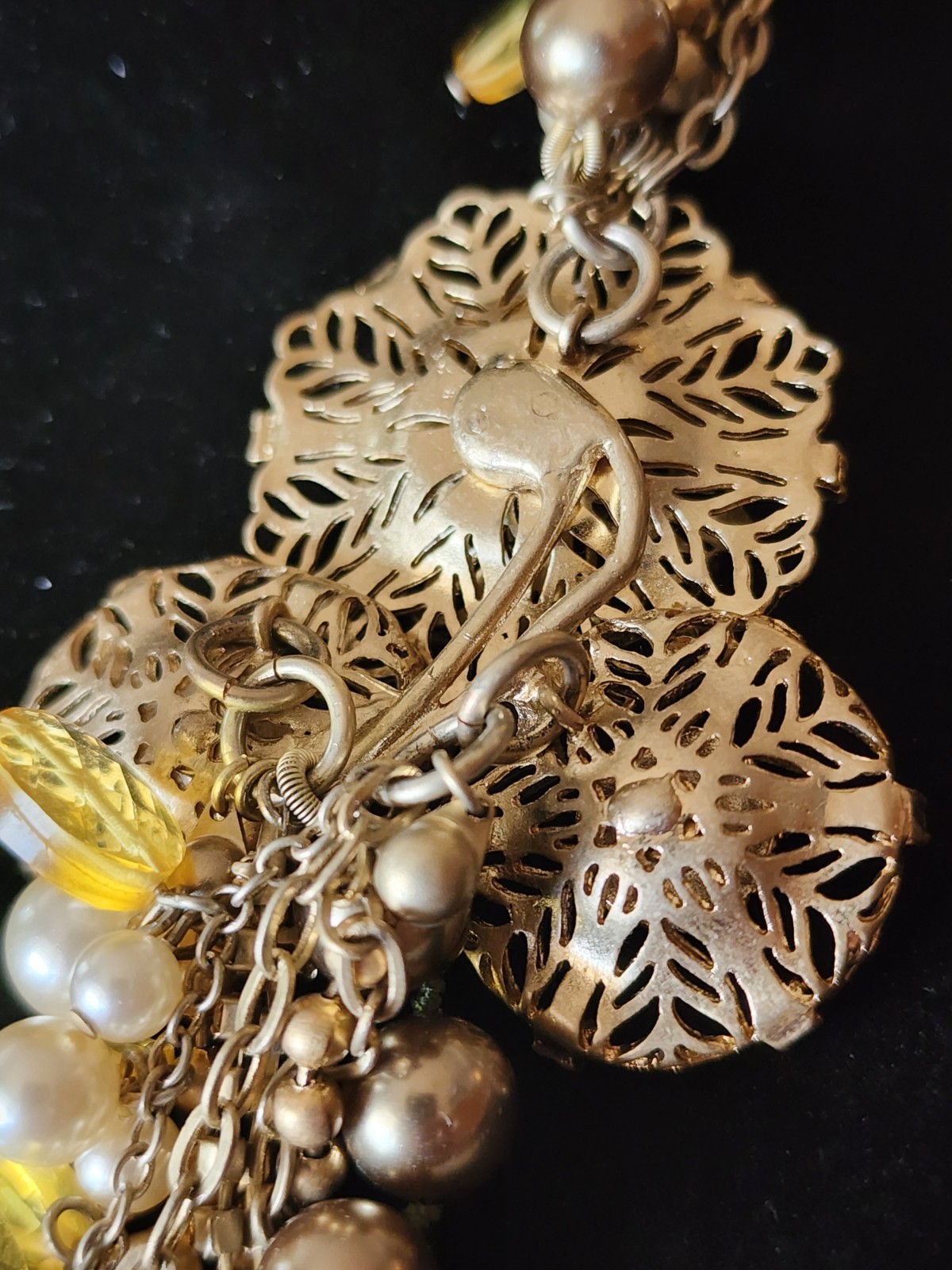 Talbots Multi-Strand Chunky Statement Necklace Go… - image 6