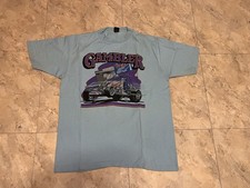 Vintage 90’s Gambler Midget Car Racing Tshirt XXL 2XL Coors Light Beer Blue Mens