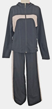 Women's Calvin Klein Performance Black Pink Lightweight Lined Hooded Tracksuit S