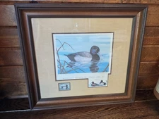 1981-82 Missouri Duck Stamp Print, Tom Crain, Remarque Framed 80/1000