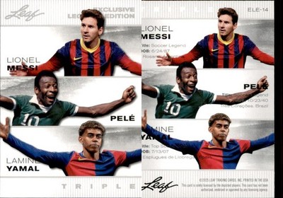 2025 LEAF ''EXCLUSIVE LEGENDS'' MESSI/PELE/YAMAL/ ELE-14 SOCCER