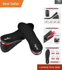 Adjustable Height Lifts   Anti-Slip  Multi-Use for Fashionable Footwear