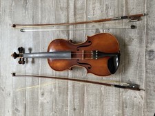 Violin E R Bfregschner Wittenwald BB 1975 W/ Two Bows.