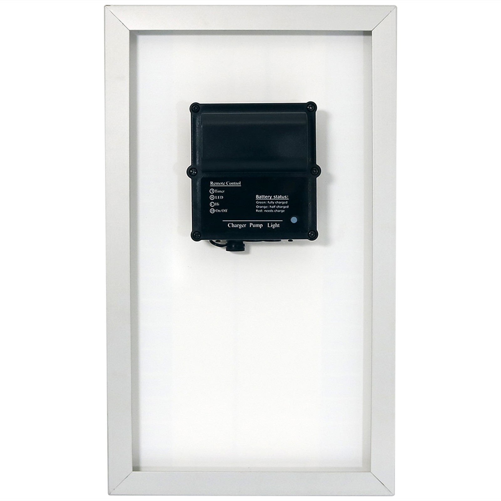 105 GPH Solar Pump and Panel Kit with Battery Pack - 55 in Lift by Sunnydaze