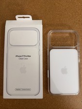 GENUINE Apple Case w/Magsafe for iPhone 17 PRO MAX MGFW4LL/A Clear PREOWNED!