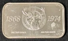 1974 Vintage 1 oz .999 Fine Silver Bar ~ BPOE ~ Elks