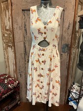 ModCloth  Pinata Midi Dress  Sleeveless  Cutout cinco d mayo XL Fiesta