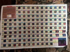 Final Fantasy NES Game World Map Dungeon Maps Enemy Chart Posters Lot 2 NICE!