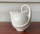 Vintage Camark Small Pottery Pitcher Creamer, Off-White