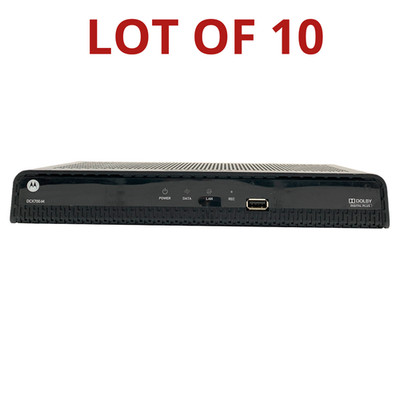 LOT OF 10 Motorola DCX700-M Digital HD MPEG-4 High Definition Receiver Set-Top