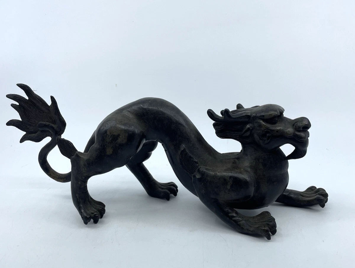 中国风青铜蛇摆件、雕像| eBay