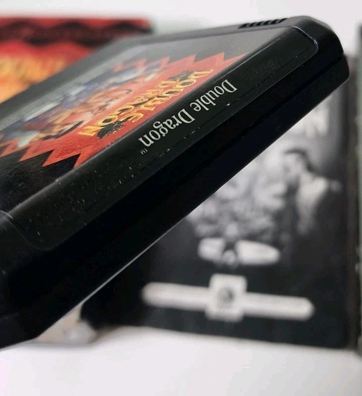 Double Dragon 1 Sega Genesis 1992 Complete in Box CIB Rare Cardboard Box - Image 3 of 4