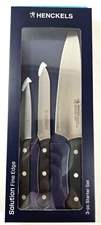 ZWILLING HENCKELS  3 Piece Starter Knife Set Solution NEW