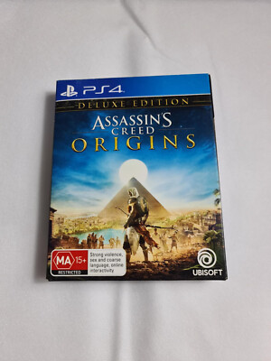 Trader Games - ASSASSIN S CREED ORIGINS - DELUXE EDITION (DLC USED) - PS4 FR OCCASION (EN/FR/DE/ES/IT/PT) sur Playstation 4