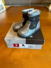 See Kai Run Toddler Girls Mizuki Gray Boots, Size 8