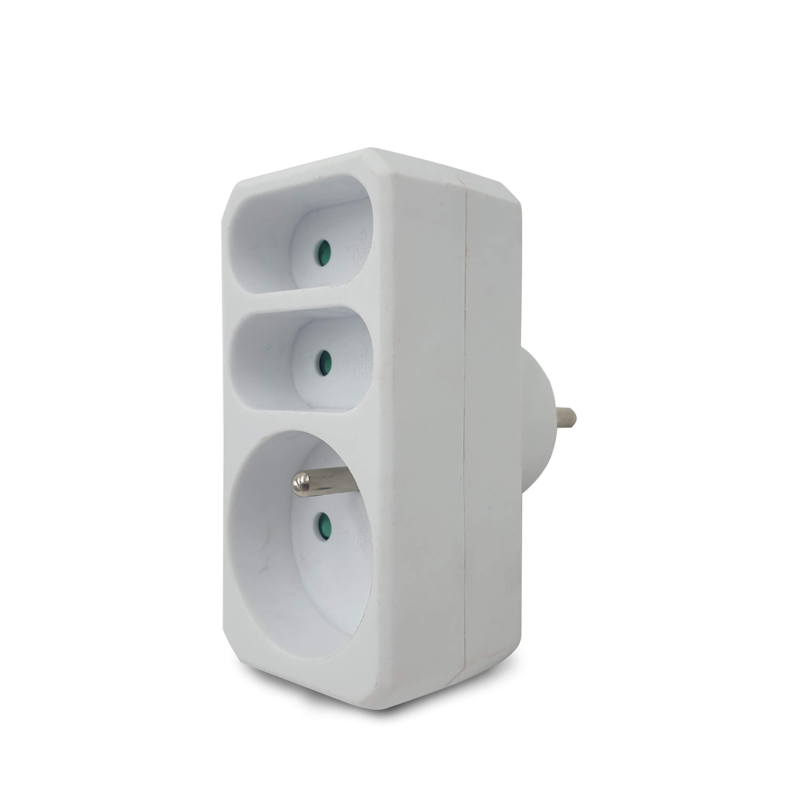 Velamp Multipresa ADAT-FR-3 3 prese anteriore 16 A+2 x 6 A bianca