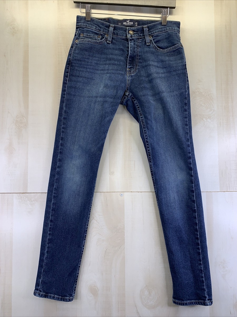 Hollister Epic Flex Slim Straight Mens Denim Skinny Jeans Size