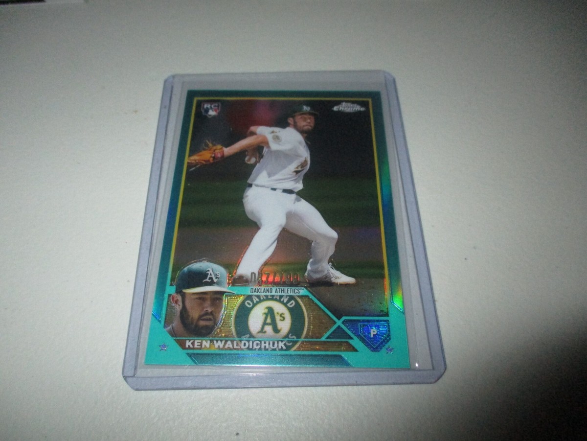 2023 Topps Chrome - Ken Waldichuk #52 Aqua Refractor /199 (RC) for