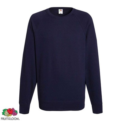 Fruit of the Loom 5x Men's Crew Neck Sweatshirts Deep Navy S Pullover Jumper | eBay