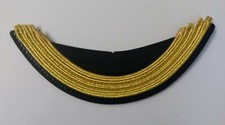 Véritable Fabrication Britannique 4 Rangée Officiers Russe Mylar Gardes Robe Cap