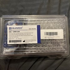 ALWSCI 2mL Pack of 100 Clear Glass Vial Kit, C0001269 12x32mm Flat Base 9-425