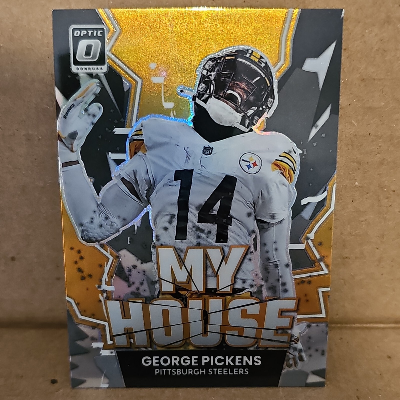 2022 Donruss Optic GEORGE PICKENS My House Silver Prizm Rookie #MH-16 Steelers