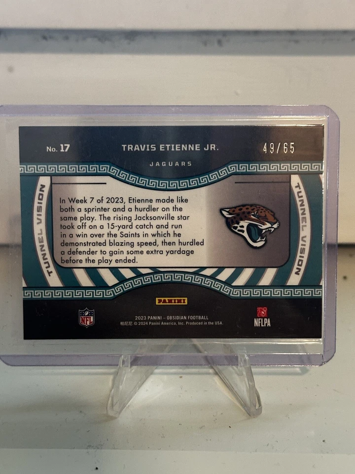 2023 Panini Travis Etienne Spectra 49/65 - Image 2 of 3