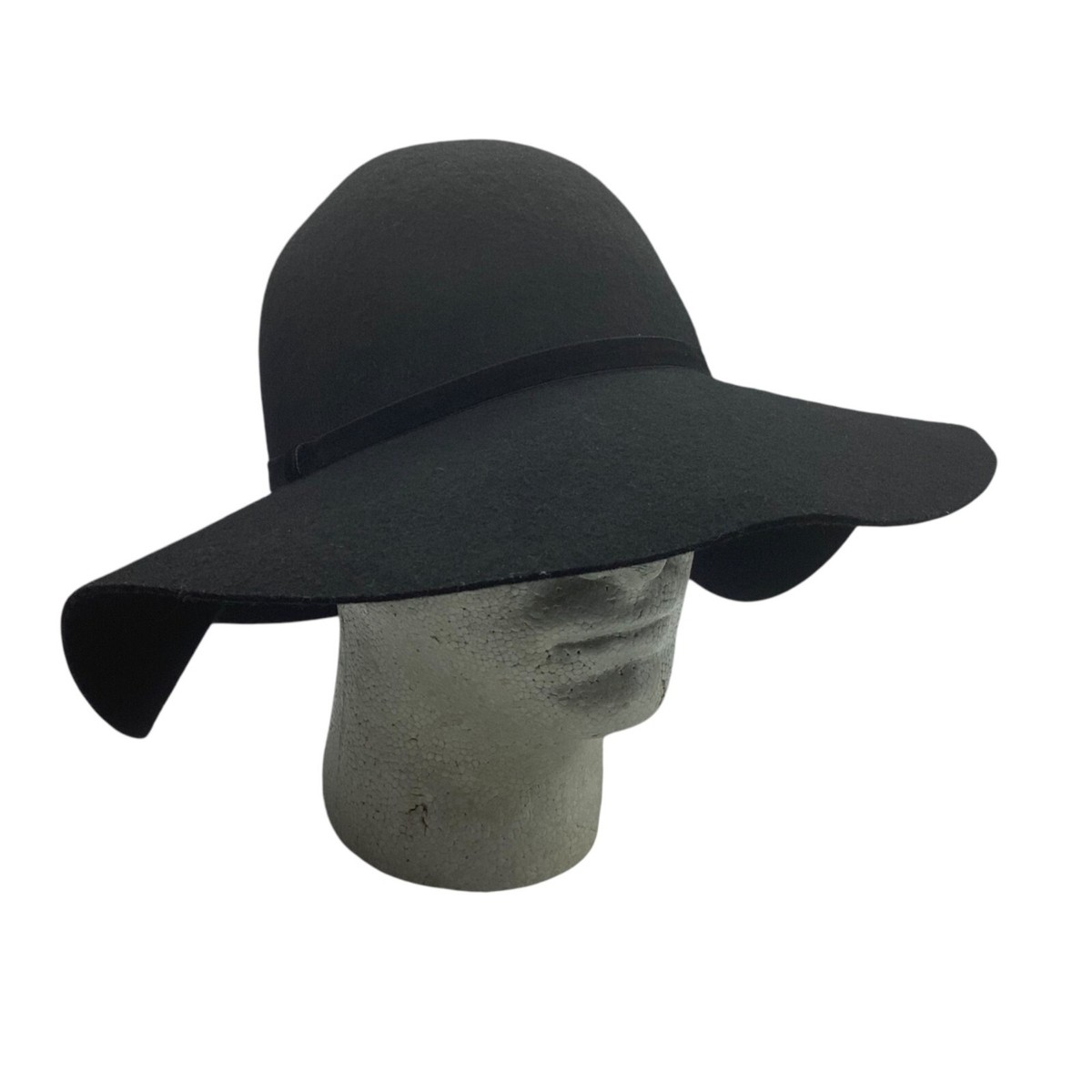 Boho Wide-Brim 100% Wool Floppy Hat Women One Size Target Brim