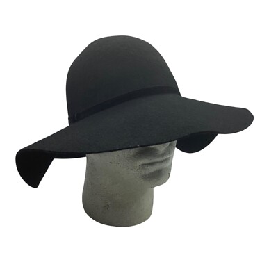 EM Women’s Hat All Wool‎ Wide Brim Western Wide Boho Country Chic Stetson Imperial Wide Brim Brown Felt Fedora Women main image 2