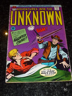 ADVENTURES INTO THE UNKNOWN Comic - No 168 - Date 10/1966 - Best Comics