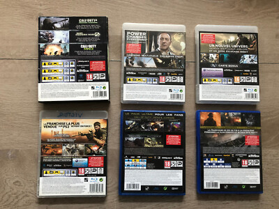 Lot De 8 Jeux Call Of Duty - PS3/PS4 - Advanced/Infinite/WWII/Modern Warfare - Collector