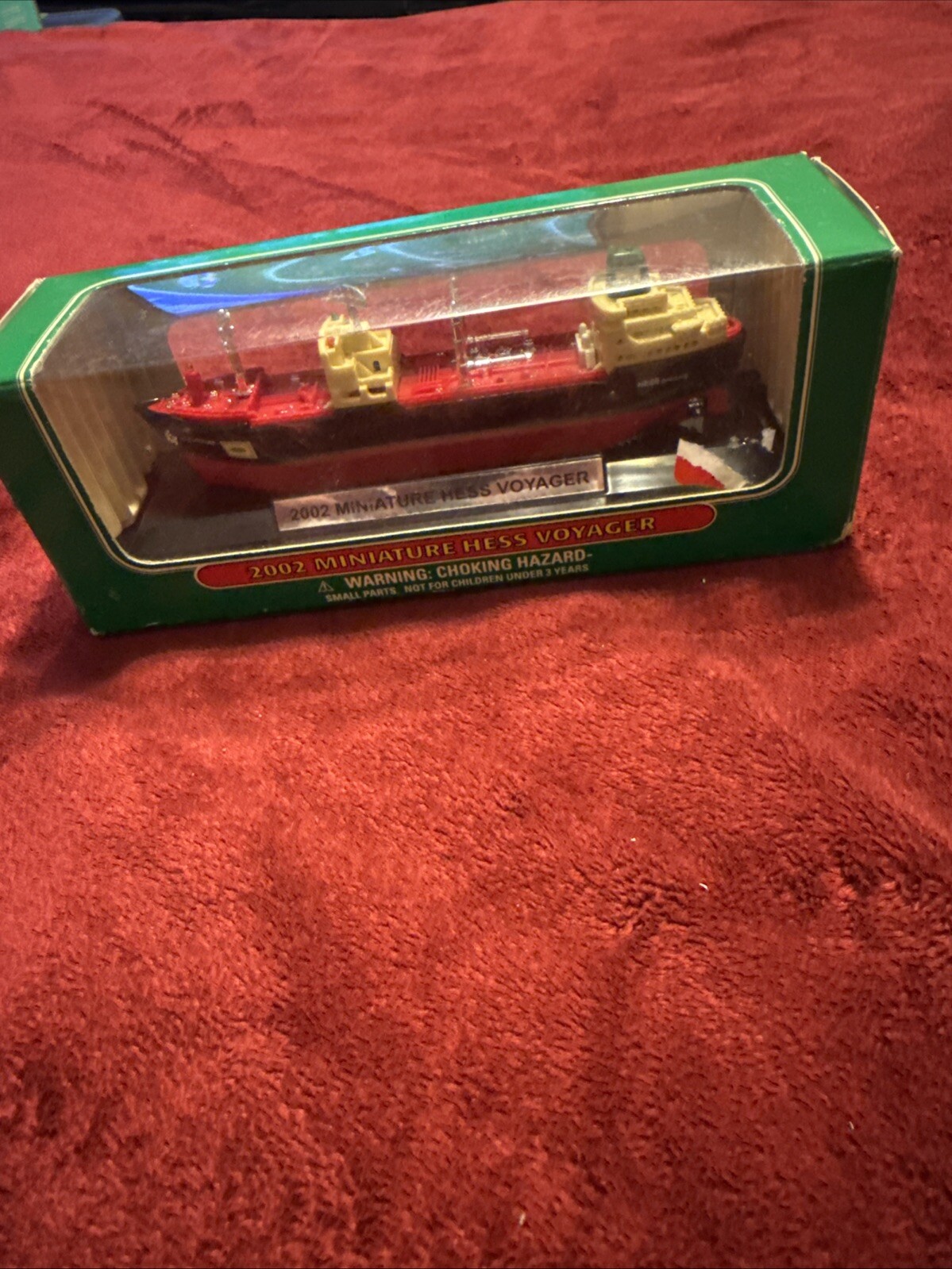 Hess 2002 Miniature Voyager Ship Holiday Christmas Toy Gift Boxed Collectible  