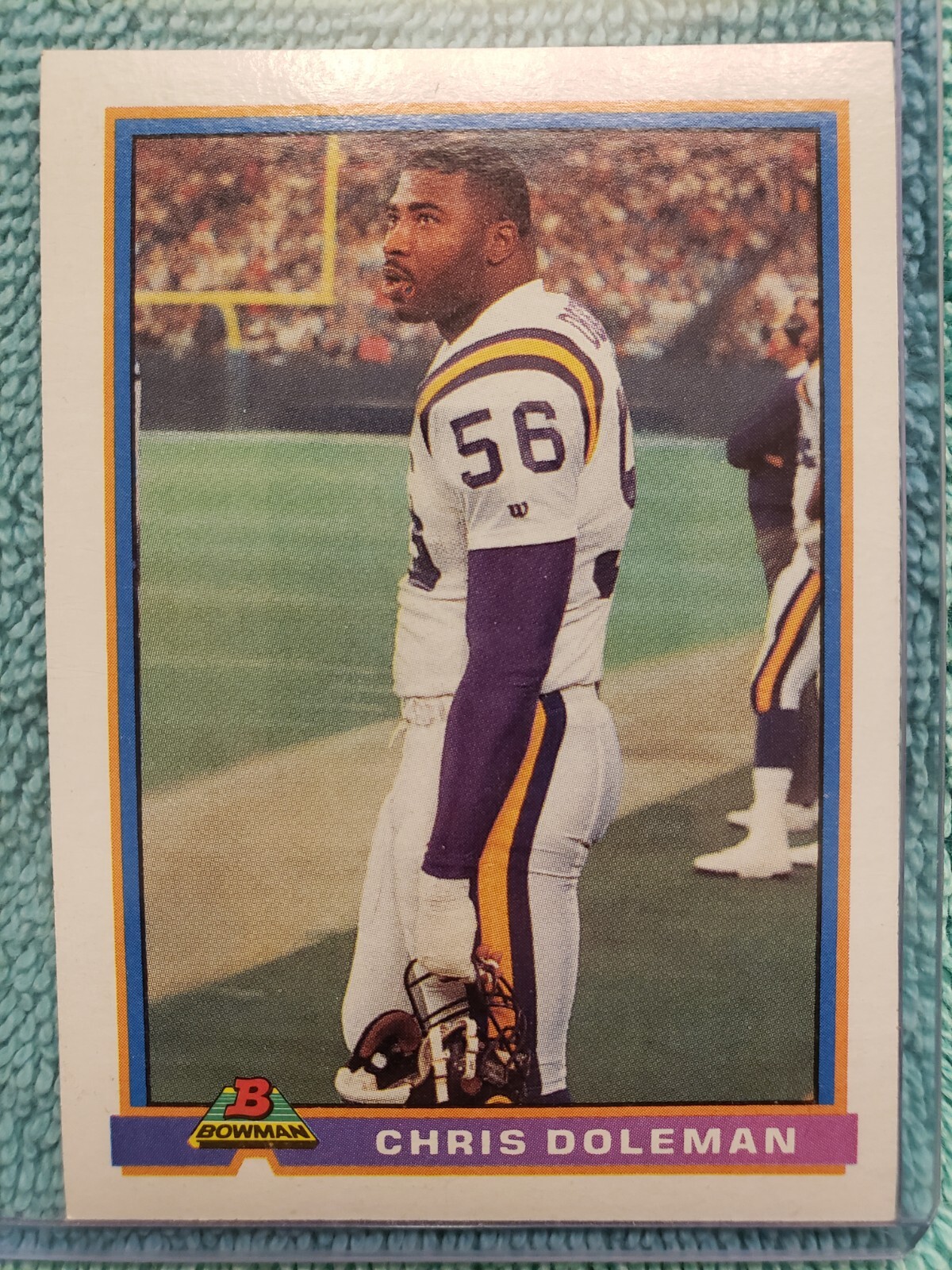 1991 BOWMAN CHRIS DOLEMAN #315 MINNESOTA VIKINGS 