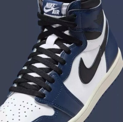 New Nike Jordan 1 Retro High OG Midnight Navy/Black-White DZ5485