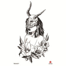 Temporary Tattoo For Women Men Waterproof Fake Sticker Neck Body Art