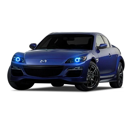 Kit de anillo halo LED cambiante multicolor RGB para faros Mazda RX8 2000-2011 Foto 4 de 4