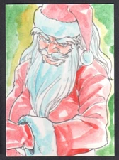 KRINGLE KARDS by BREYGENT 2014 (Santa Claus) SKETCH ART CARD by MEL JOY SAN JUAN
