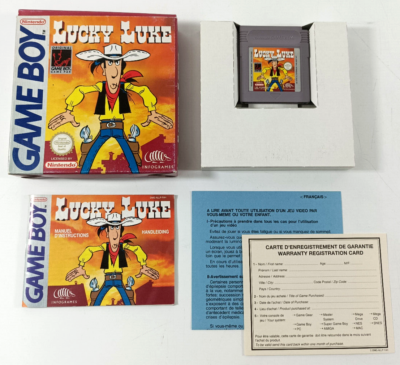 Game Boy Game In Box VF Lucky Luke Complete Fast Shipping And