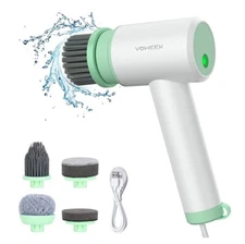 Voweek Electric Spin Scrubber Cordless Power Cleaning Brush | VW-SP01 | Green
