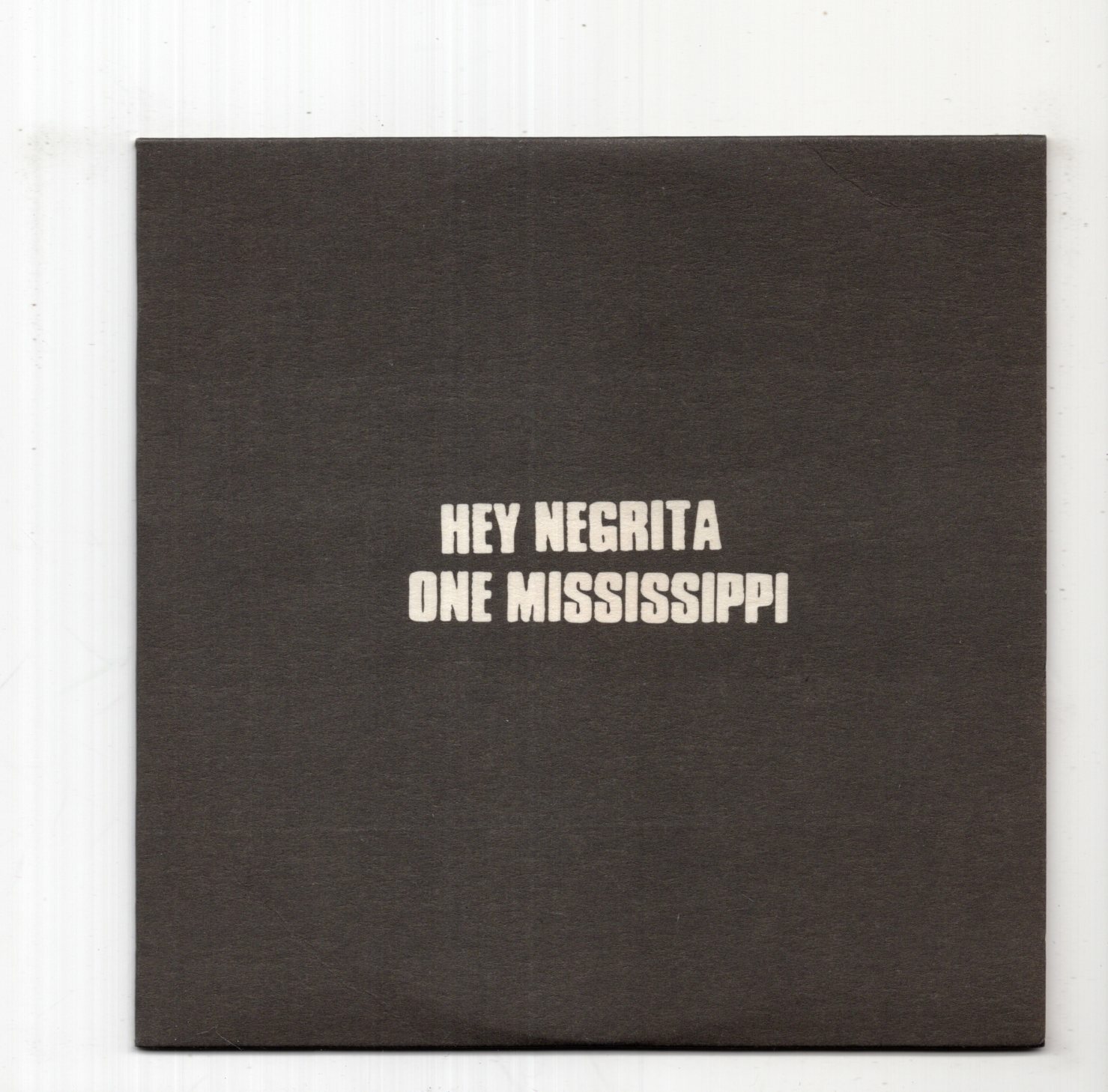 (JC367) Hey Negrita, One Mississippi - 2009 DJ CD