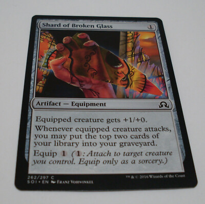 MTG Karte - Shard of Broken Glass - Artifact - Equipment Magic the Gathering Neu