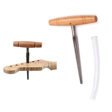 Guitar Bridge Pin Hole Hand Held Reamer T Handle Luthier Repair Reaming Tool USA