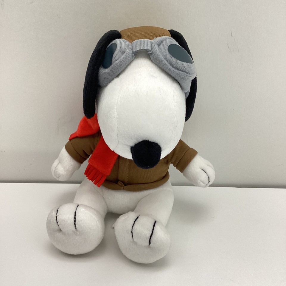 Peanuts Aviator Sammelfigur - 12 Cm Weiße Harzfigur Für Coole Deko