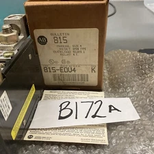Allen Bradley 815-EOV4, Series K Overload Relay- ECS