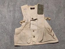 10x Hunting Vest Mens Medium Vintage 1960s Ammo Pouch Pockets Shooting 