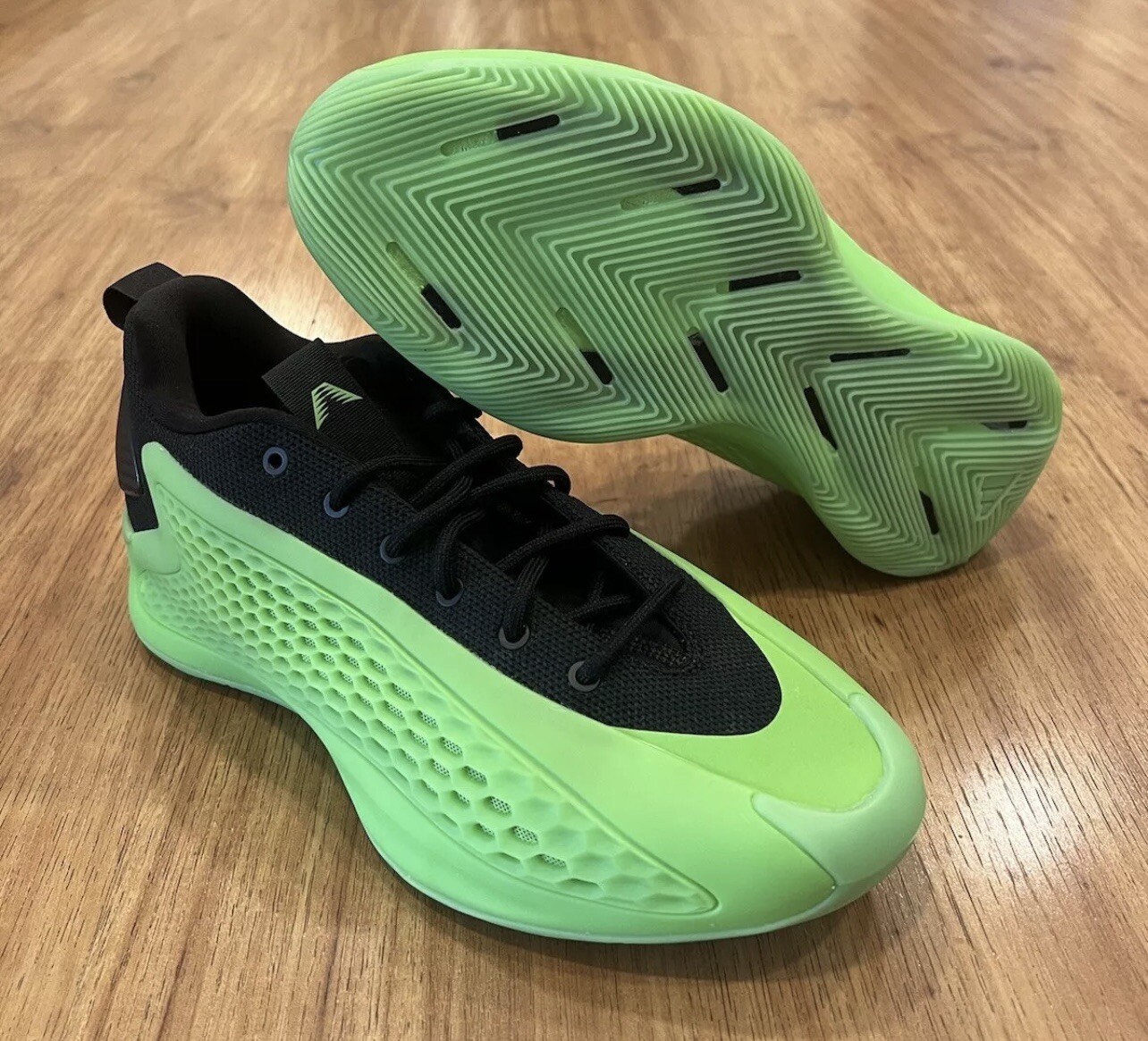 Adidas AE 1 Low Slime Anthony Edwards Timber Wolves Sneakers Men Size 7.5