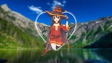 Landscape anime girls kono subarashii sekai ni shukufuku Custom Gaming Mat Desk