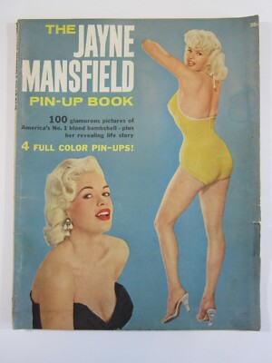 The Jayne Mansfield Pin-up Book 1957 VG  A Must for Mansfield Fans! Scarce!