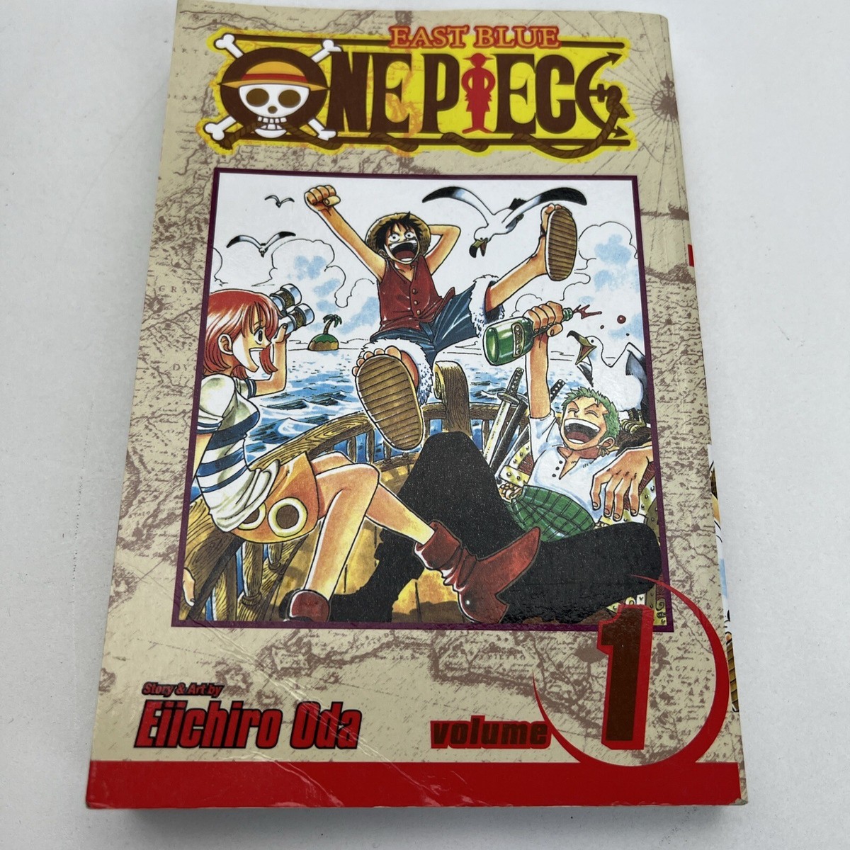 One Piece, Vol. 1: Romance Dawn - Paperback, by Oda Eiichiro
